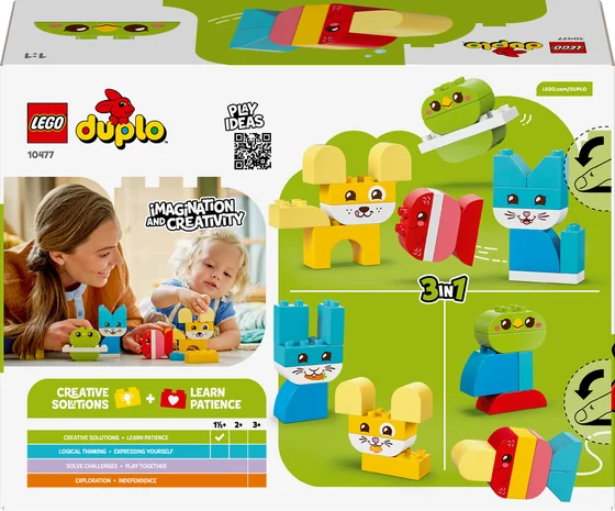 LEGO DUPLO - 3-in-1 creatieve huisdieren - 10477