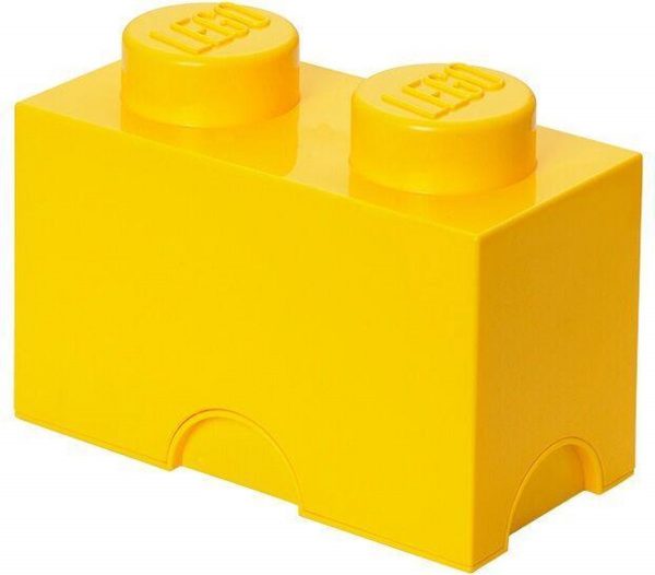 Storage Brick 1x2 Geel