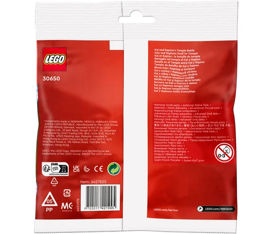 LEGO Ninjago - Kai en Rapton's Tempelstrijd - 30650