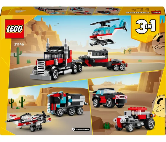 LEGO Creator - Truck met helikopter - 31146