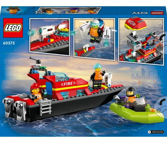 LEGO City - Reddingsboot Brand - 60373