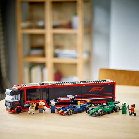 LEGO City - F1® truck met RB20 en AMR24 F1® auto's - 60445