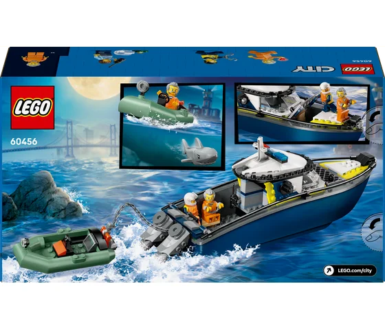 LEGO City - Achtervolging met politieboot - 60456