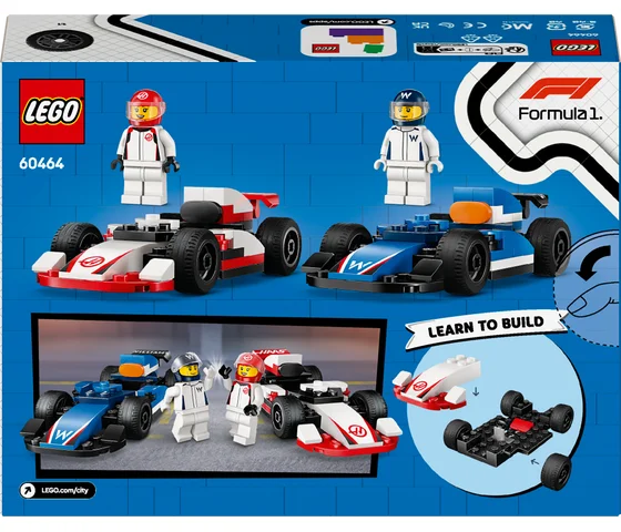 LEGO City - F1® garage met Mercedes-AMG en Alpine auto's - 60444