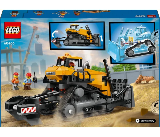 LEGO City - Gele bulldozer - 60466