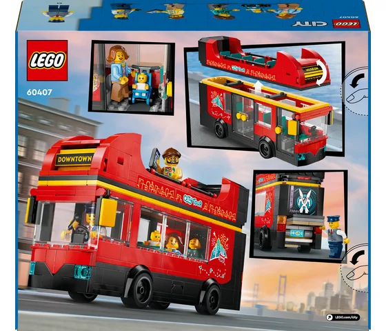 LEGO City - Toeristische rode dubbeldekker - 60407