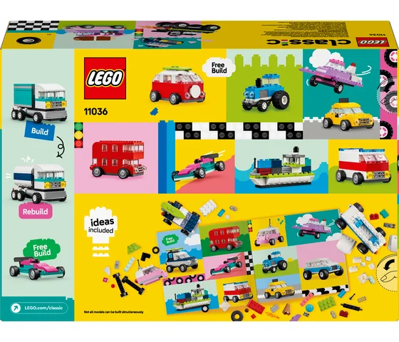 LEGO Classic - Creatieve voertuigen - 11036