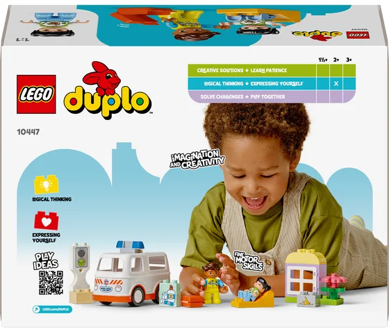 LEGO DUPLO - Ambulance met chauffeur - 10447