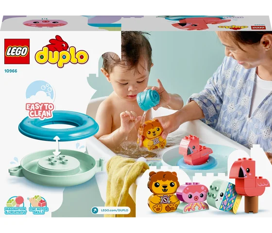 LEGO DUPLO - Pret in bad: drijvend diereneiland - 10966