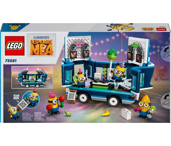 LEGO Despicable Me - Muzikale feestbus van de Minions - 75581