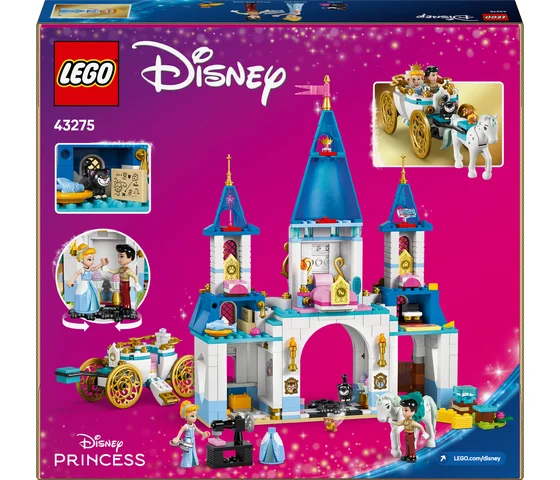LEGO Disney - Assepoesters kasteel en paardenkoets - 43275