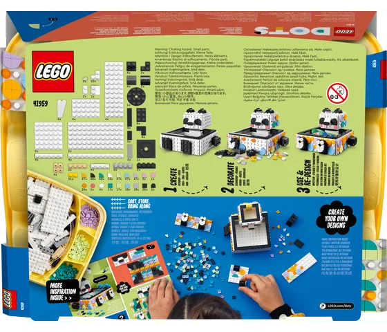 LEGO Dots - Schattige panda bakje - 41959