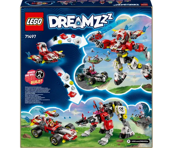 LEGO Dreamzzz - Coopers tijgermecha en Zero's hot rod auto - 71497