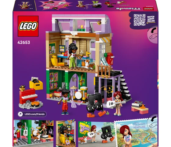 LEGO Friends - Muziekwinkel en appartement - 42653