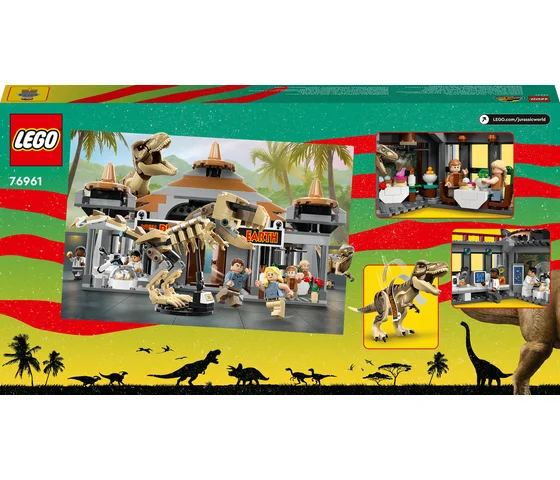 LEGO Jurassic World - Bezoekerscentrum: T. rex & raptor aanval - 76961