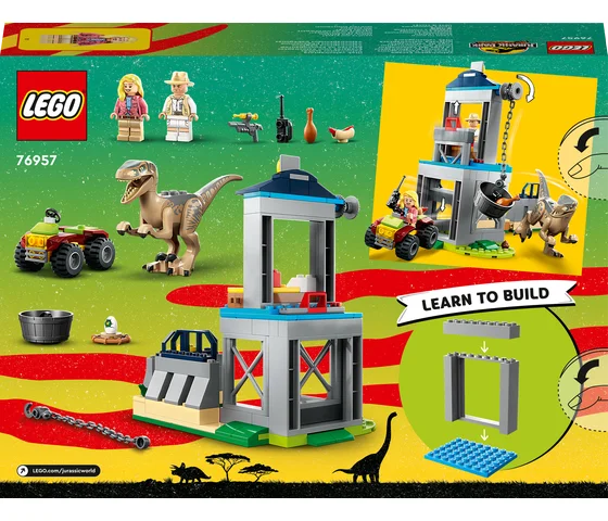 LEGO Jurassic World - Velociraptor ontsnapping - 76957