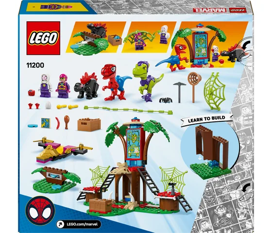 LEGO Marvel - Spidey en Gobby's raptorstrijd bij de boomhut - 11200