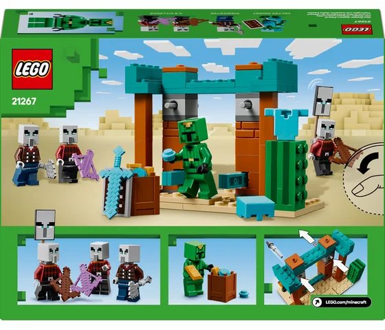 LEGO Minecraft - De Illagers in de woestijn - 21267
