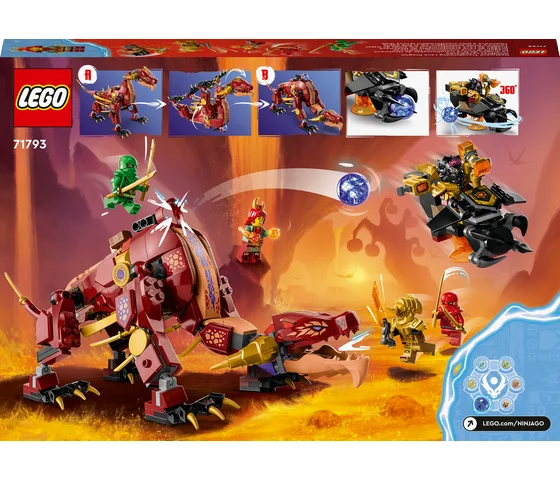 LEGO Ninjago - Heatwave transformerende lavadraak - 71793