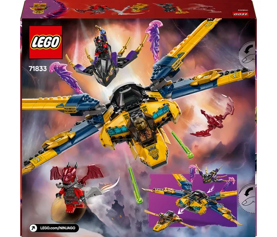 LEGO Ninjago - Ras en Arins superstormvliegtuig - 71833