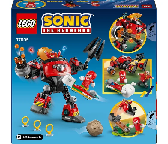 LEGO Sonic The Hedgehog - Knuckles vs. Dr. Eggman Egg Crusher mecha - 77005