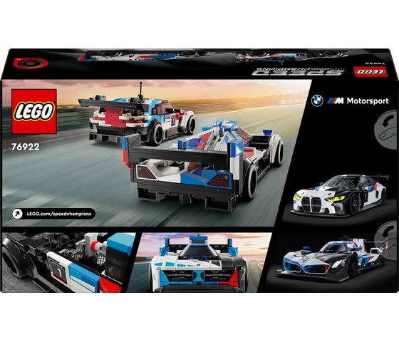 LEGO Speed Champions - BMW M4 GT3 & BMW M Hybrid V8 racewagens - 76922