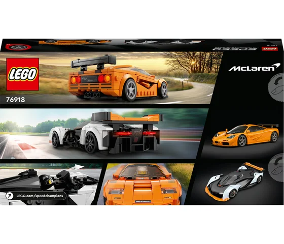 LEGO Speed Champions - McLaren Solus GT & McLaren F1 LM - 76918