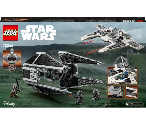 LEGO Star Wars - Mandalorian Fang Fighter vs TIE Interceptor - 75348