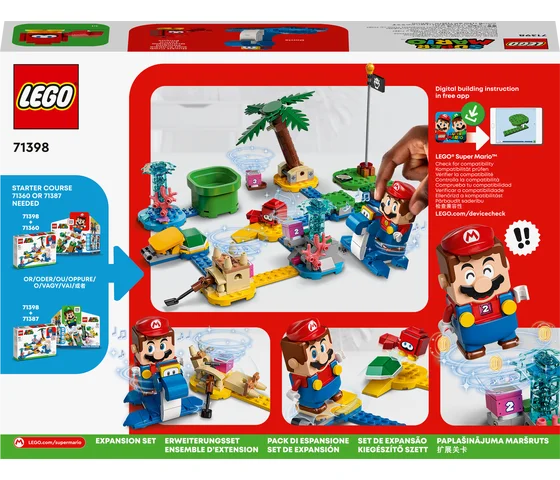 LEGO Super Mario - Uitbreidingsset: Dorries strandboulevard - 71398
