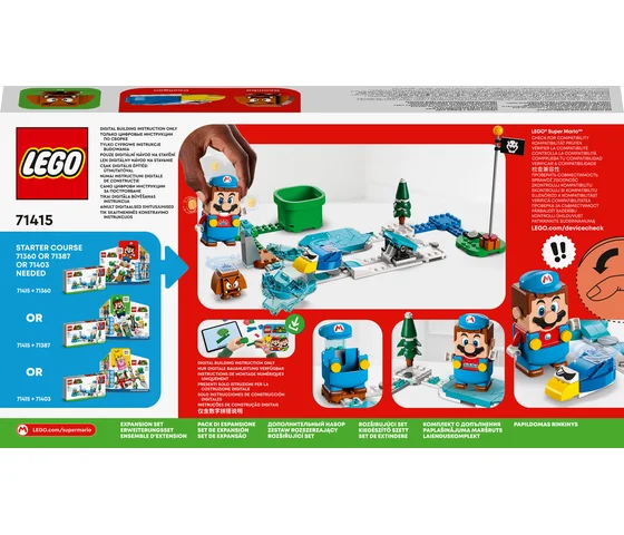LEGO Super Mario - Uitbreidingsset: IJs-Mario - pak en ijswereld - 71415