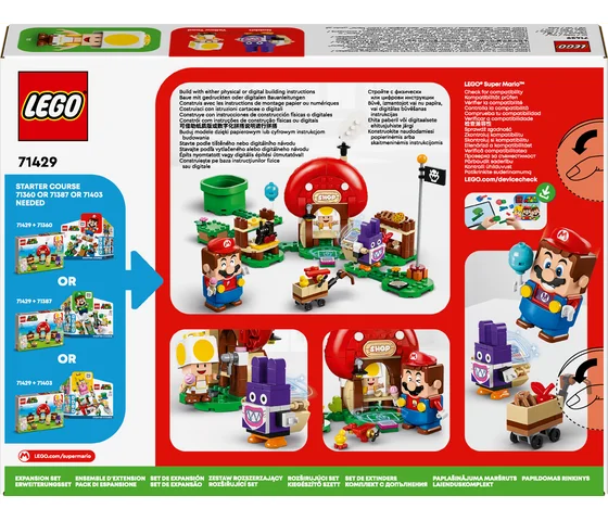 LEGO Super Mario - Uitbreidingsset: Nabbit bij Toads winkeltje - 71429