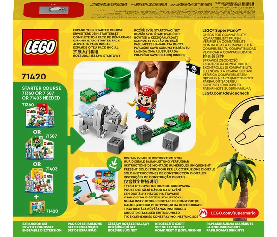 LEGO Super Mario - Uitbreidingsset: Rambi de neushoorn - 71420