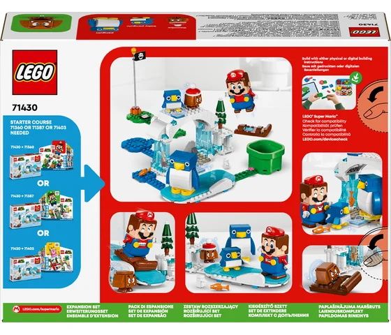LEGO Super Mario - Uitbreidingsset: Sneeuwavontuur met penguin en familie - 71430