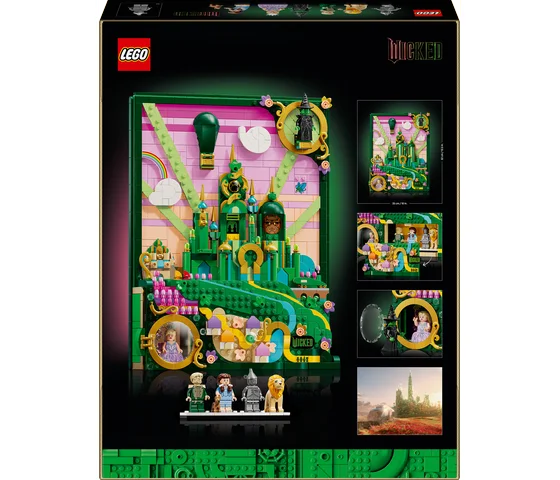LEGO Wicked - Emerald City muurkunst - 75685