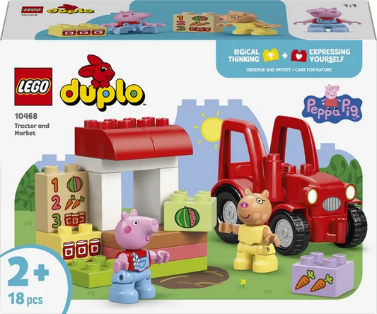 LEGO DUPLO - Tractor en marktkraam - 10468