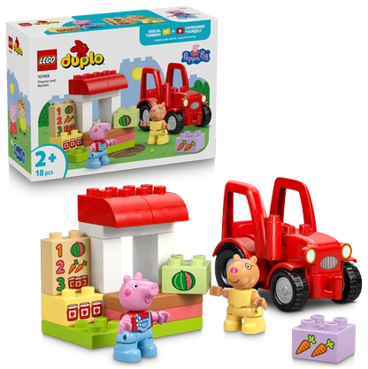 LEGO DUPLO - Tractor en marktkraam - 10468