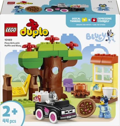 LEGO DUPLO - Pizzameisjes met Muffin en Bluey - 10469