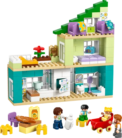 LEGO DUPLO Town - 3-in-1 modern woonhuis met figuren - 10470