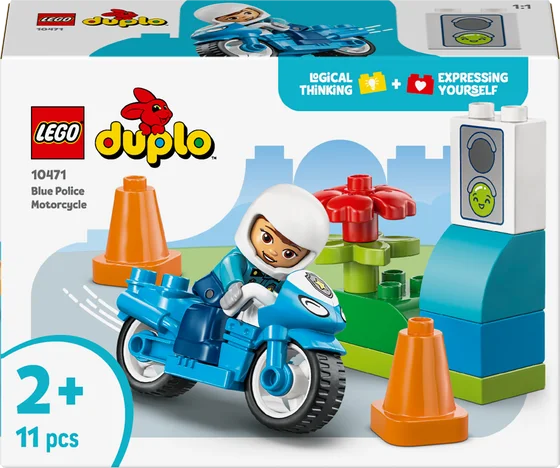 LEGO DUPLO Town - Blauwe politiemotor - 10471