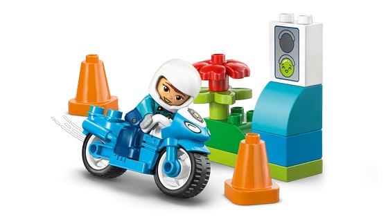 LEGO DUPLO Town - Blauwe politiemotor - 10471
