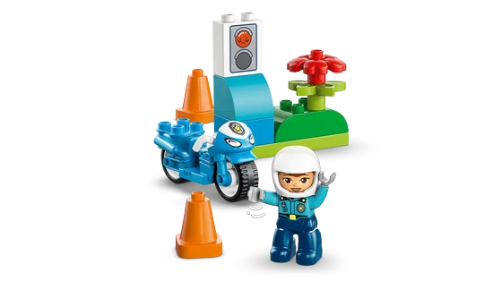 LEGO DUPLO Town - Blauwe politiemotor - 10471