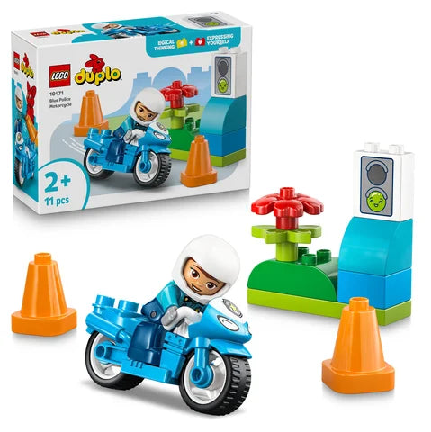 LEGO DUPLO Town - Blauwe politiemotor - 10471