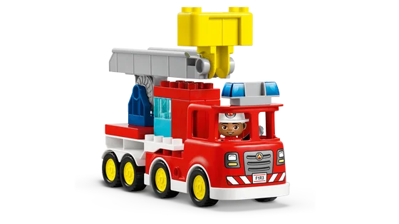 LEGO DUPLO Town - Brandweertruck met slang en brandweerman - 10473