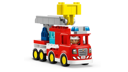 LEGO DUPLO Town - Brandweertruck met slang en brandweerman - 10473