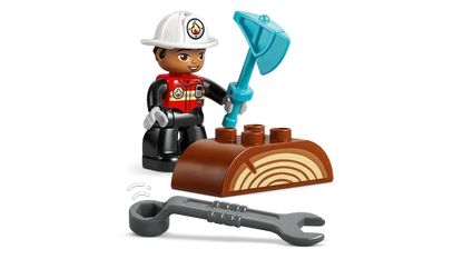 LEGO DUPLO Town - Brandweertruck met slang en brandweerman - 10473