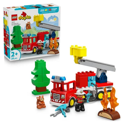 LEGO DUPLO Town - Brandweertruck met slang en brandweerman - 10473