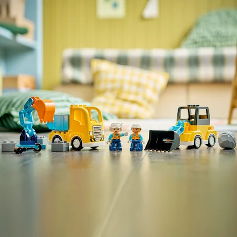 LEGO DUPLO Town - 3-in-1 bouwvoertuigen - 10475