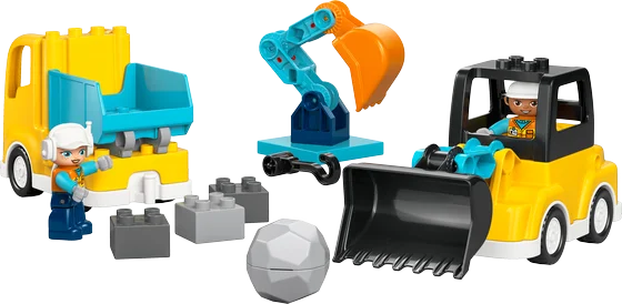 LEGO DUPLO Town - 3-in-1 bouwvoertuigen - 10475