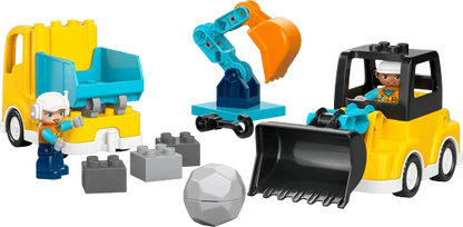 LEGO DUPLO Town - 3-in-1 bouwvoertuigen - 10475
