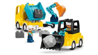 LEGO DUPLO Town - 3-in-1 bouwvoertuigen - 10475